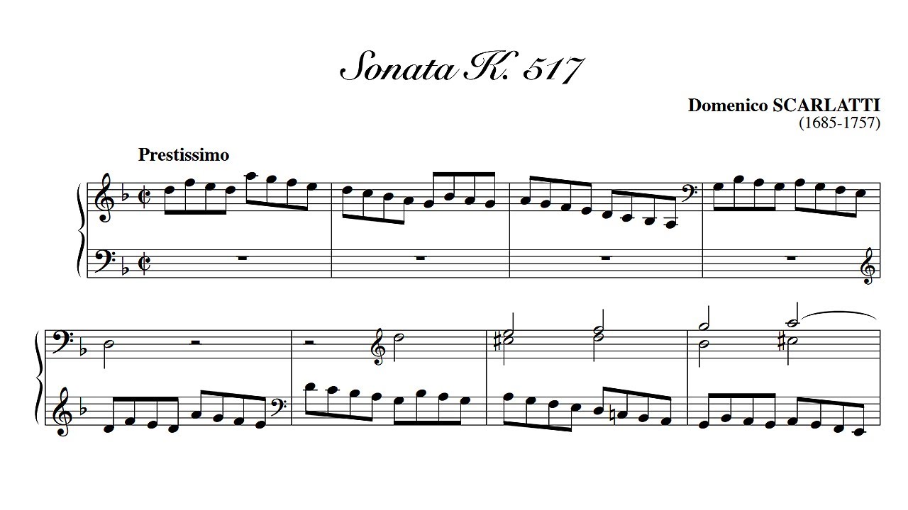 Scarlatti: Sonata in D minor K 517 - Anthony di Bonaventura, 1972 - CSQ 2044