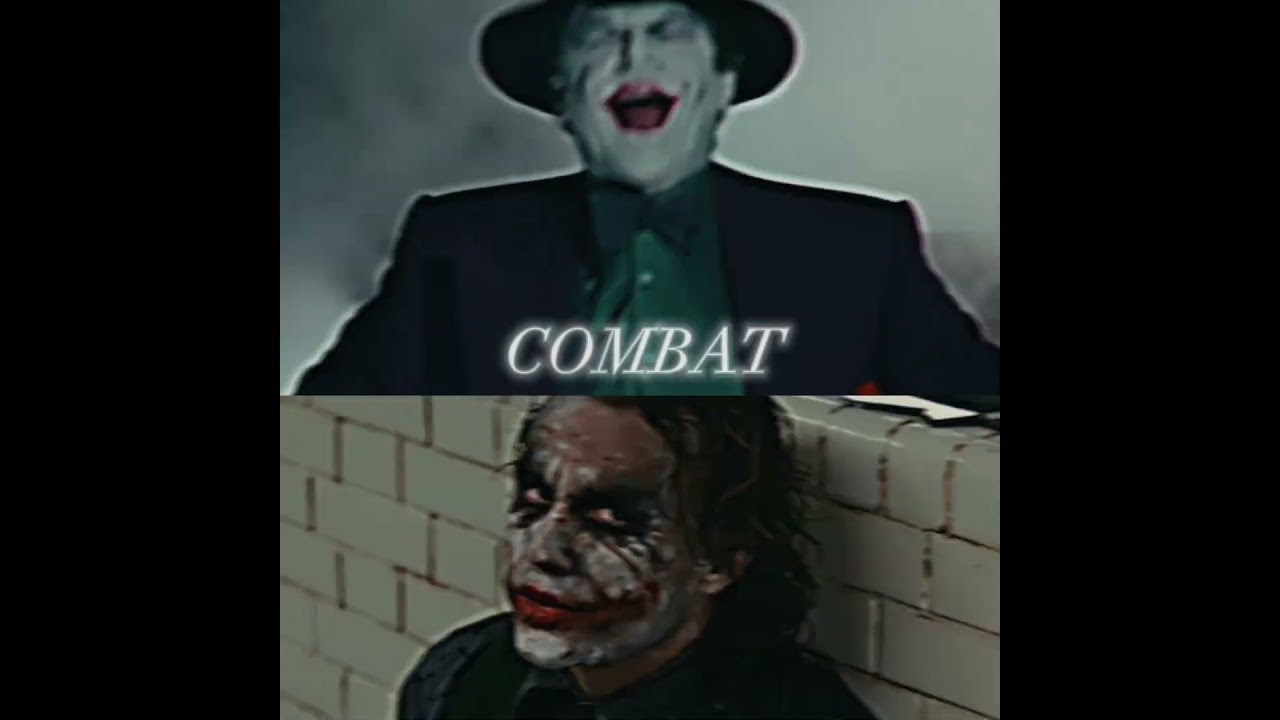 Jack Nicholson Joker VS Heath Ledger Joker