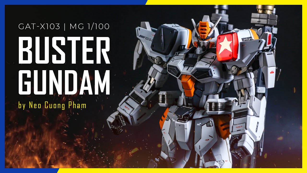 Sơn mô hình Gundam Buster MG 1/100 | Gunpla Airbrush Paint | NEO Cuong Pham Hobby