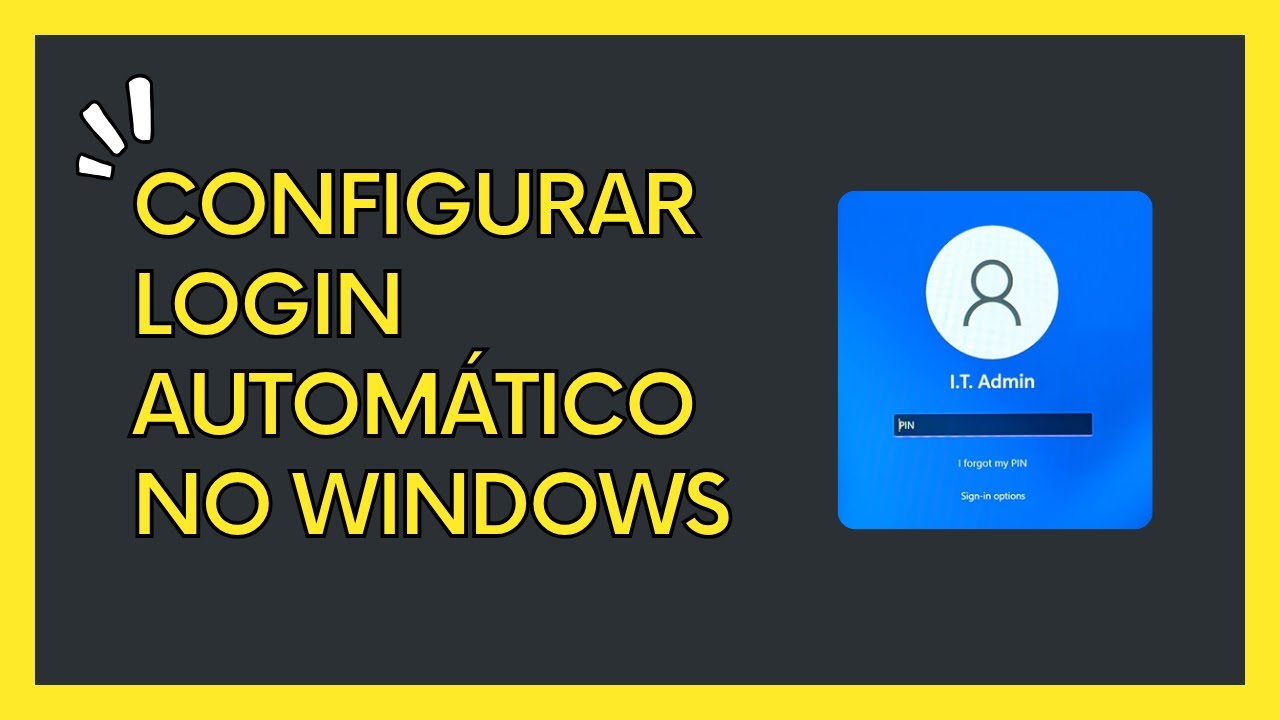 Como configurar o login automático para um determinado usuário no Windows