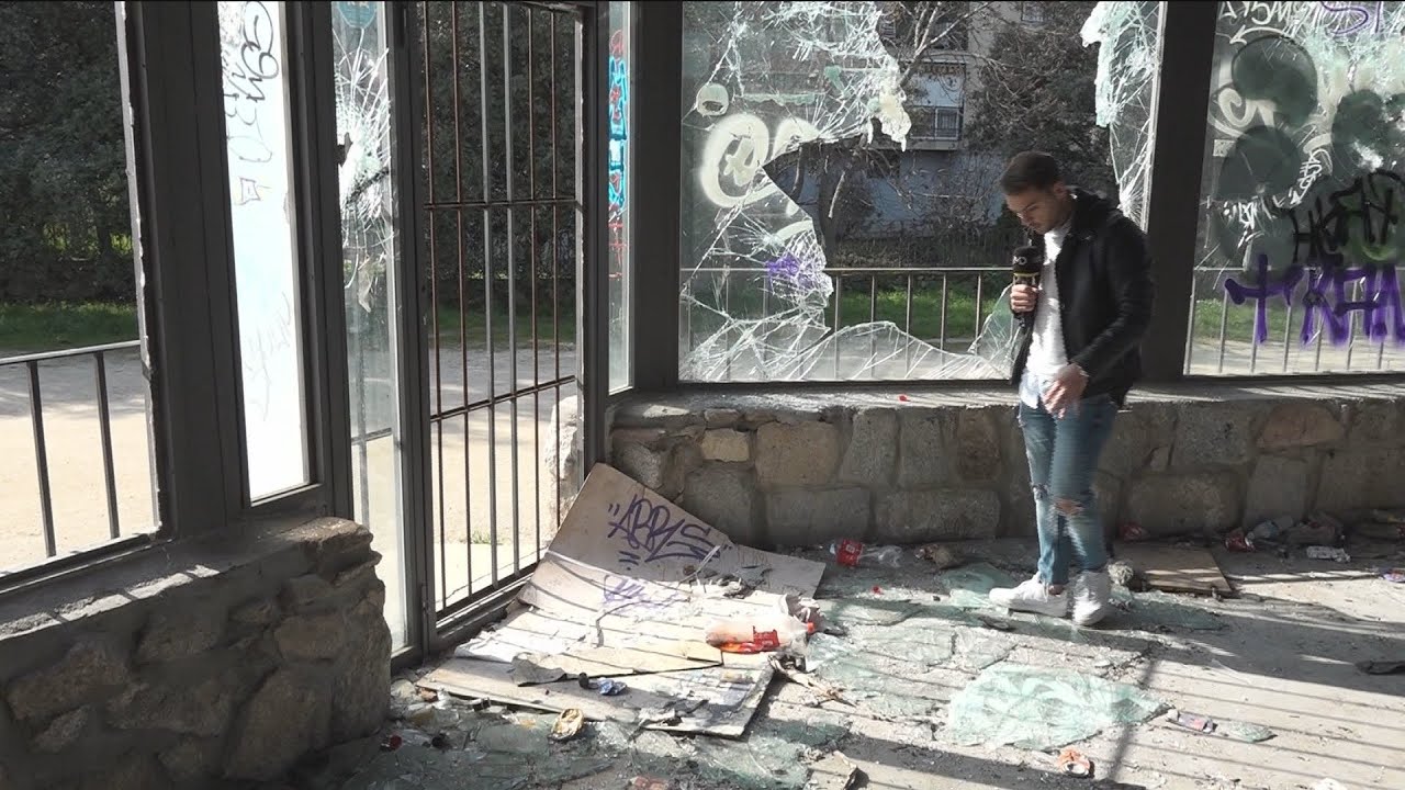 Así ha quedado lo que antes era un restaurante en Collado Villalba