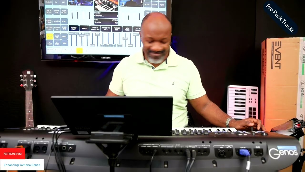 Использование минусовок с KETRON EVM AJAMSONIC и вашим музыкальным инструментом