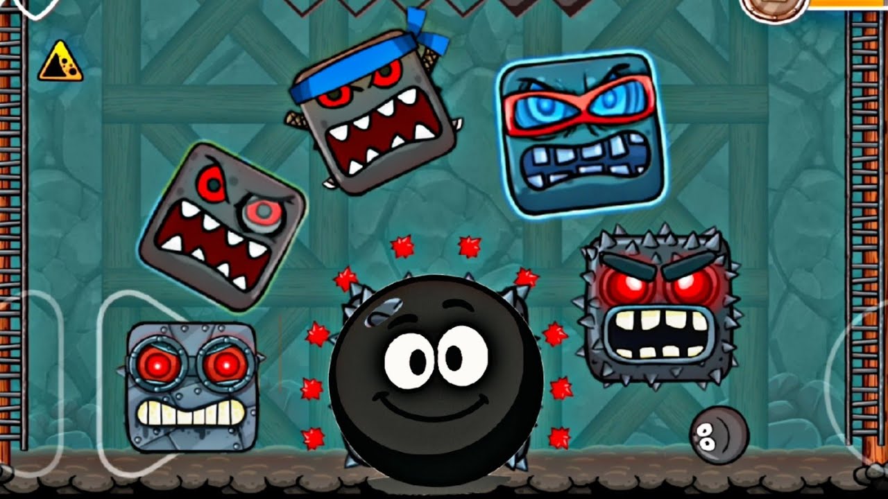 Red Ball 4 – All Bosses - Reverse Mode Challenge ! | Mirror Mod + Fight All Bosses 