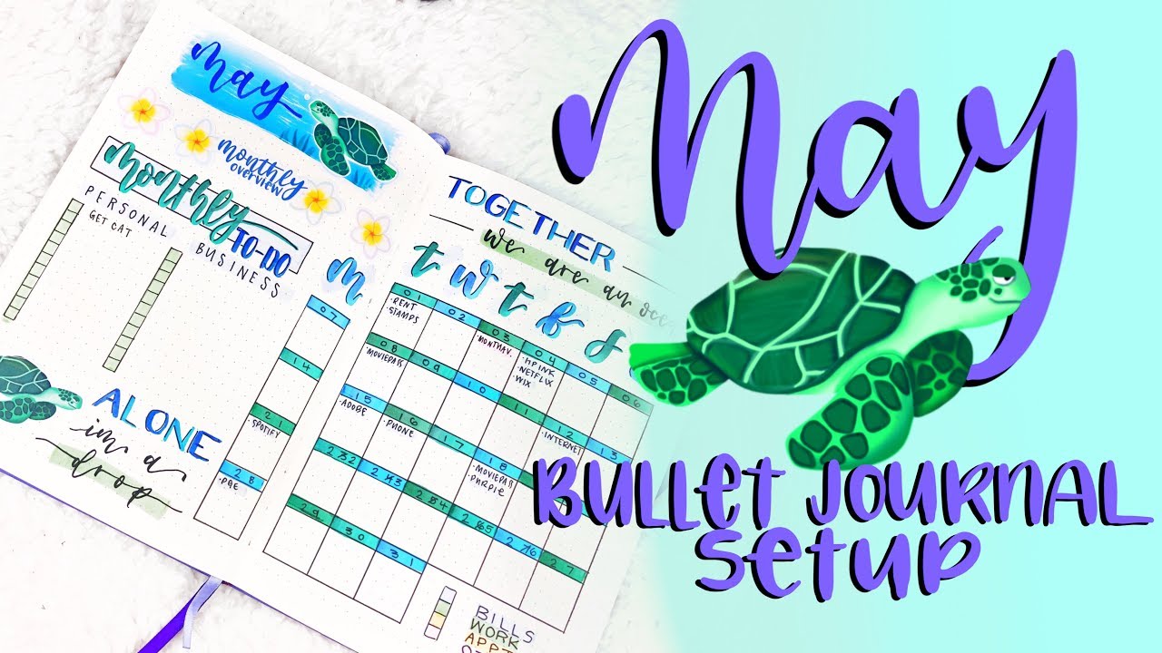 Plan With Me || May 2018 Bullet Journal Setup