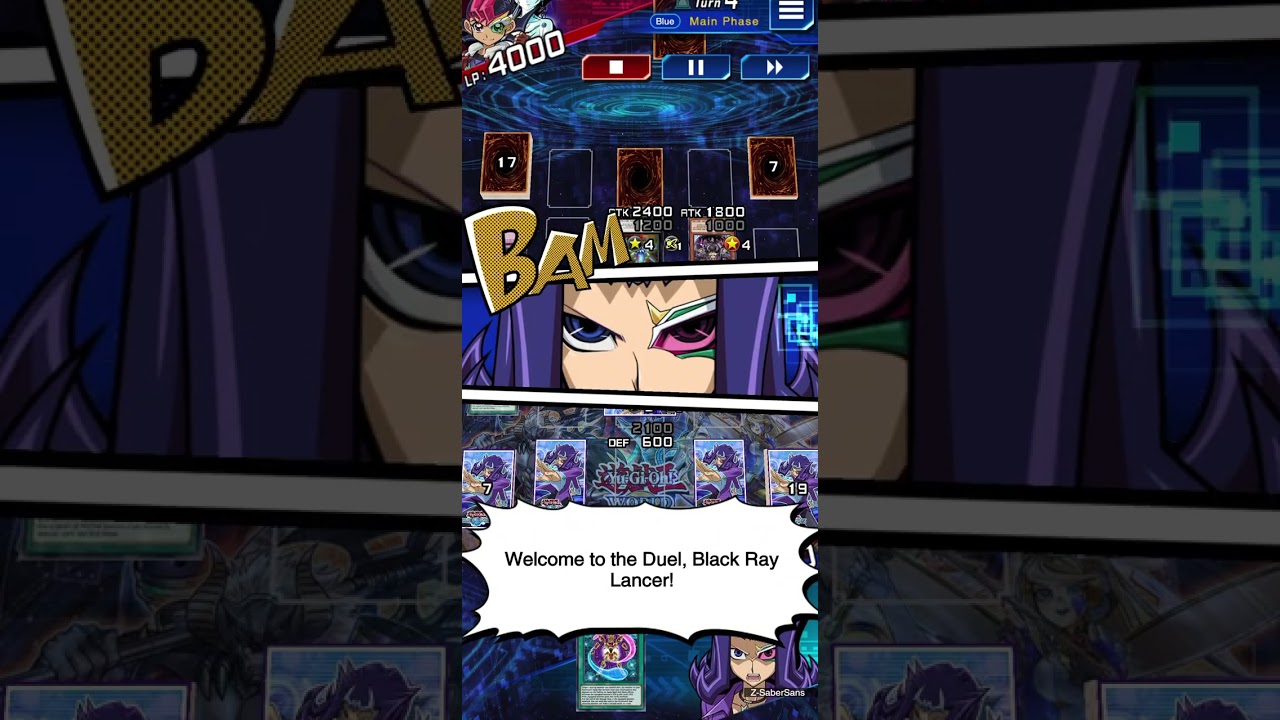 Playing yugioh duel links