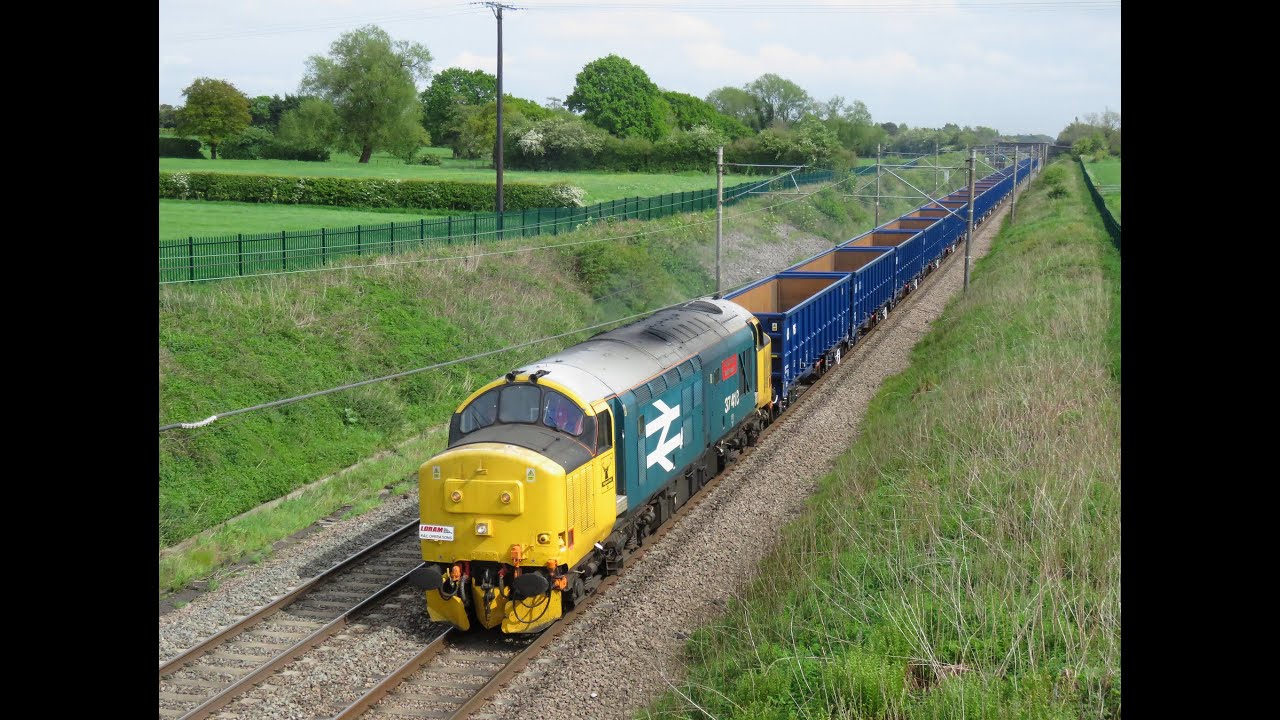 37418 on 6Z38 VTG Wagon Move Thrashing Chapel Lane WCML 09/05/2023