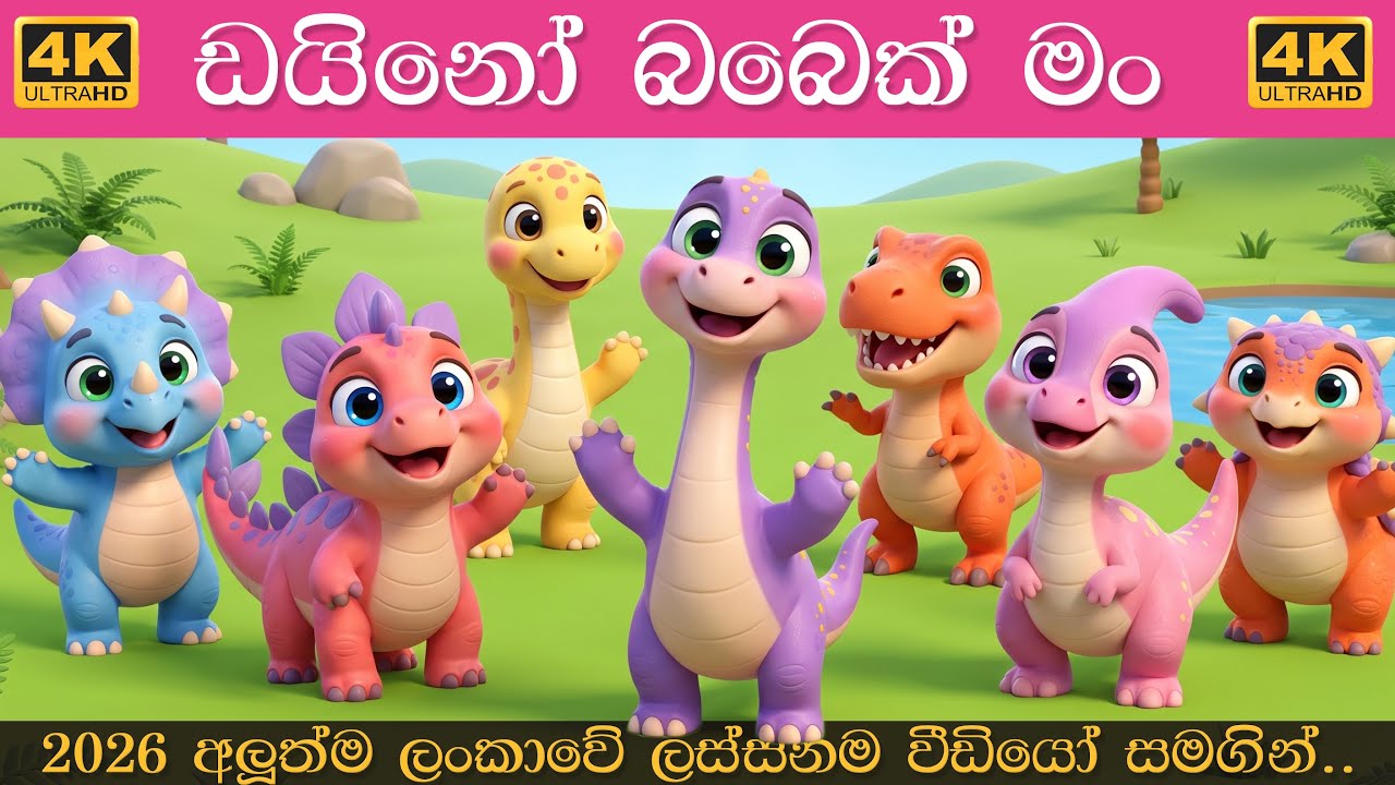 Dino Baba Baby Beats Song | ඩයිනෝ බබෙක් මං | Dino Song Sinhala | ඩයිනෝ බබාගේ ගීතය | ඩයිනෝ බබා