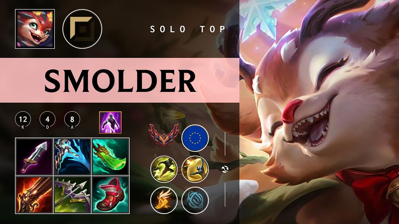Smolder Top vs Ornn - EUW Grandmaster Patch 26.03