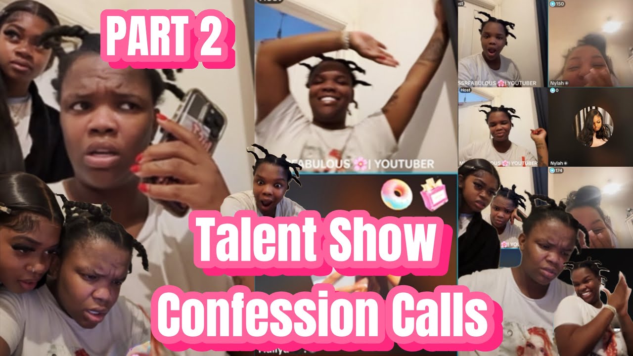 Miss R Fabulous TikTok Live 🎥 | Talent Show & Confession Calls with Saneisha & Nylah 📞🔥 PART 2