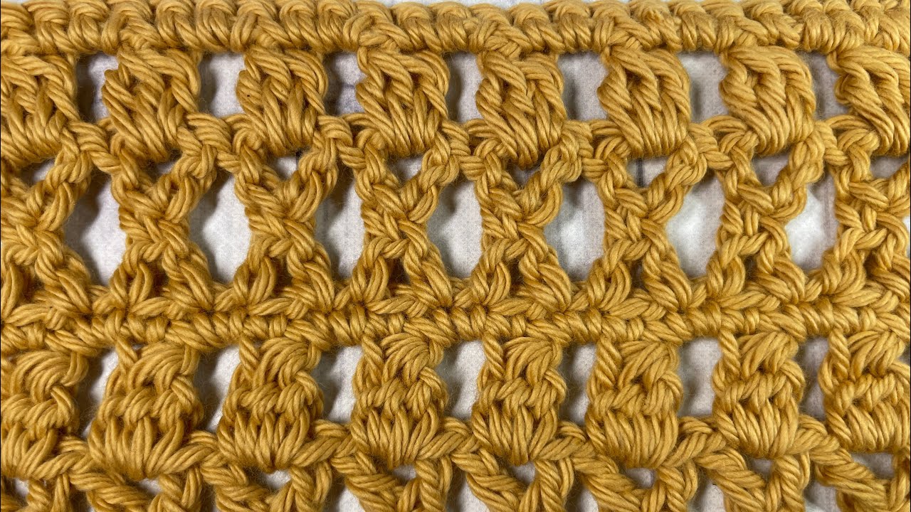 Crosses and Clusters Stitch | How to Crochet