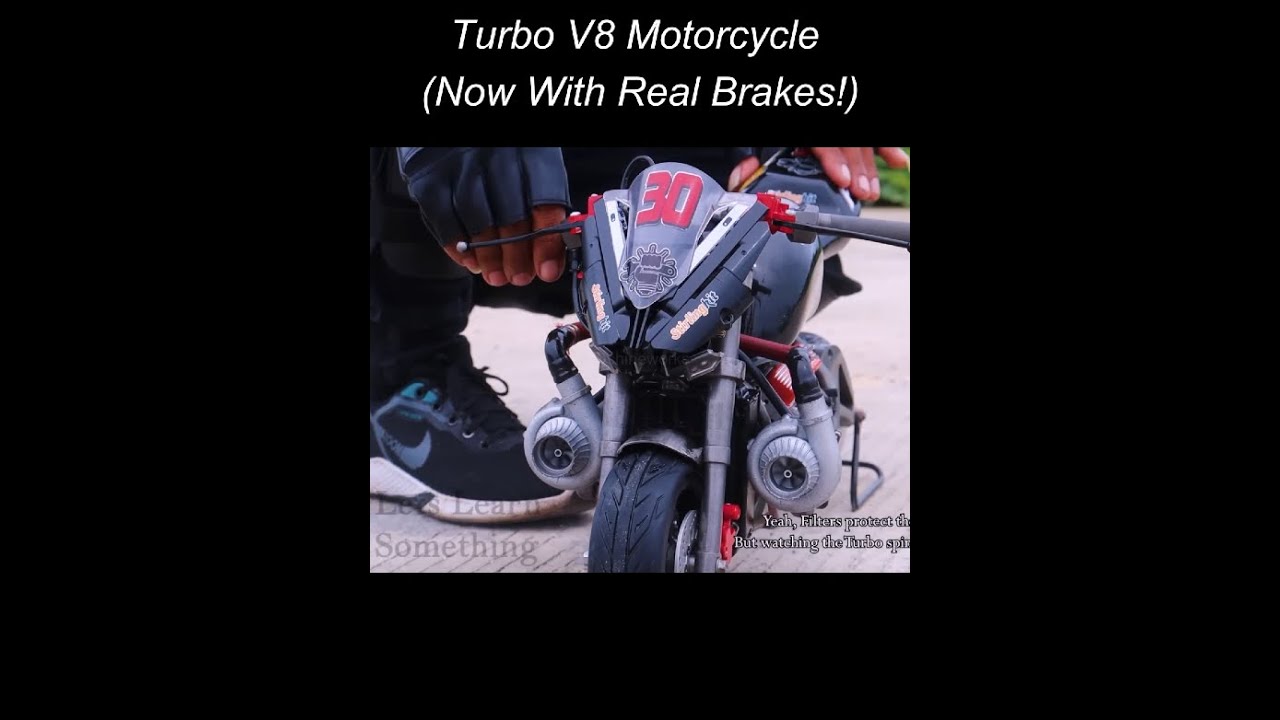 world's smallest dual turbo v8 motorcycle. #smallbike #smallest #motorcycle #worlds #restoration