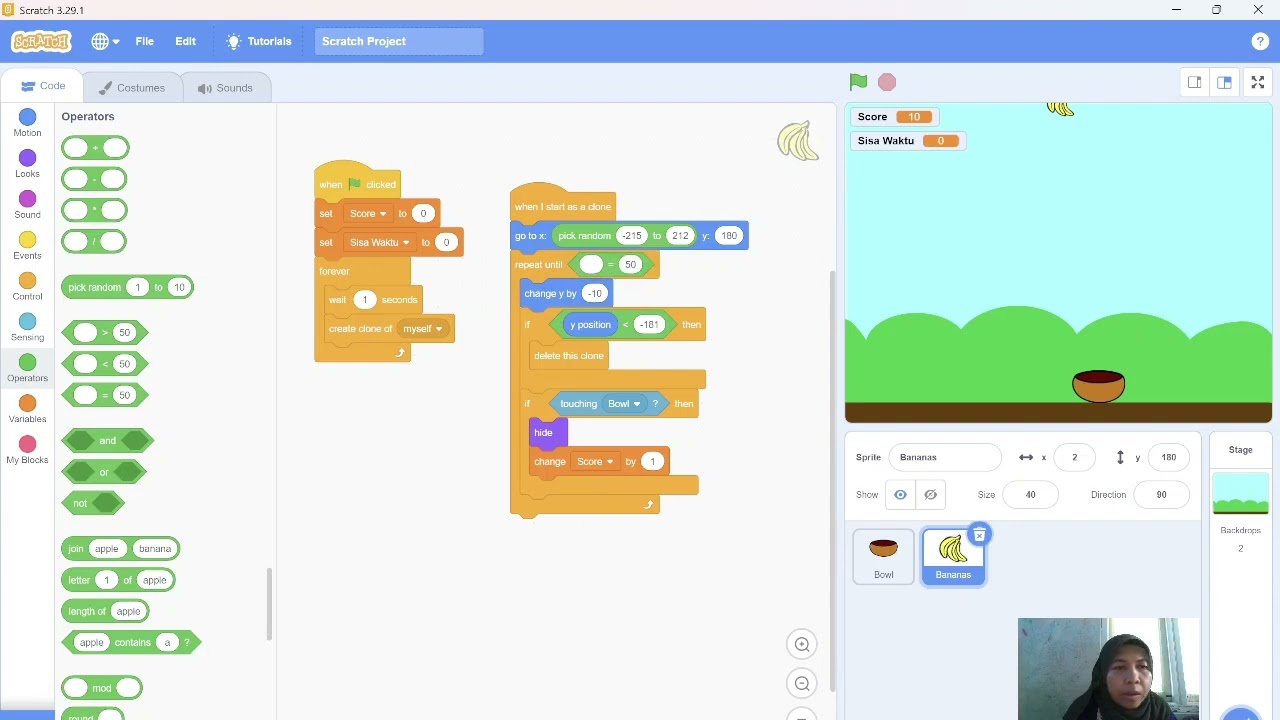 Membuat Game sederhana dengan Scratch