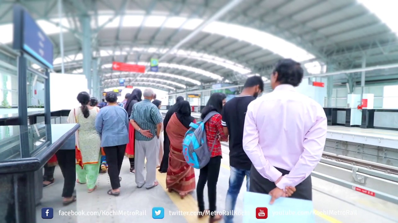 Metro in full swing from Aluva area