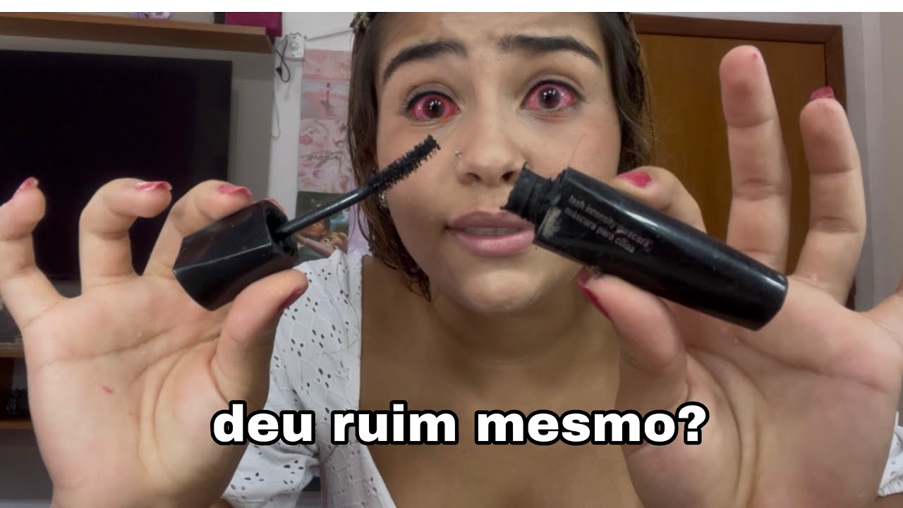 USEI MAQUIAGEM VENCIDA… QUASE FIQUEI CEGA😳