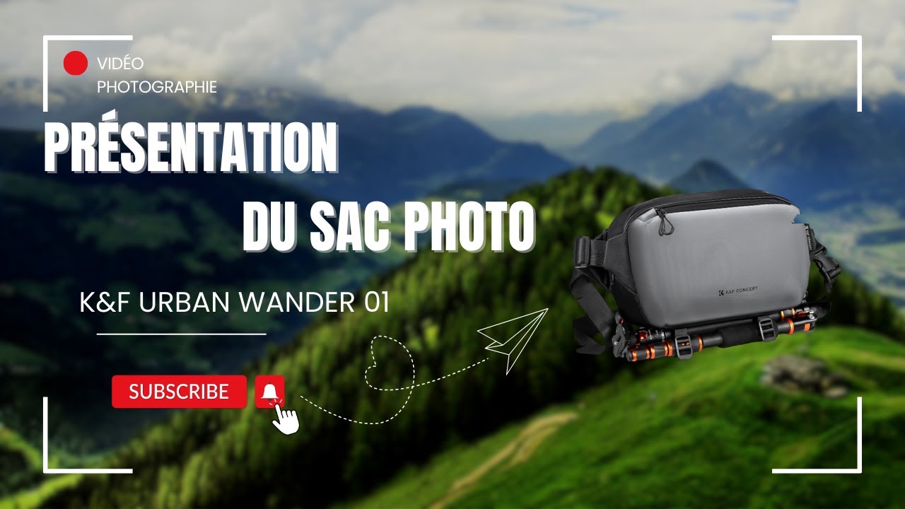 Présentation du sac photo  K&F Urban Wander 01 ( LE MEILLEUR SAC photo MINIMALISTE !? )