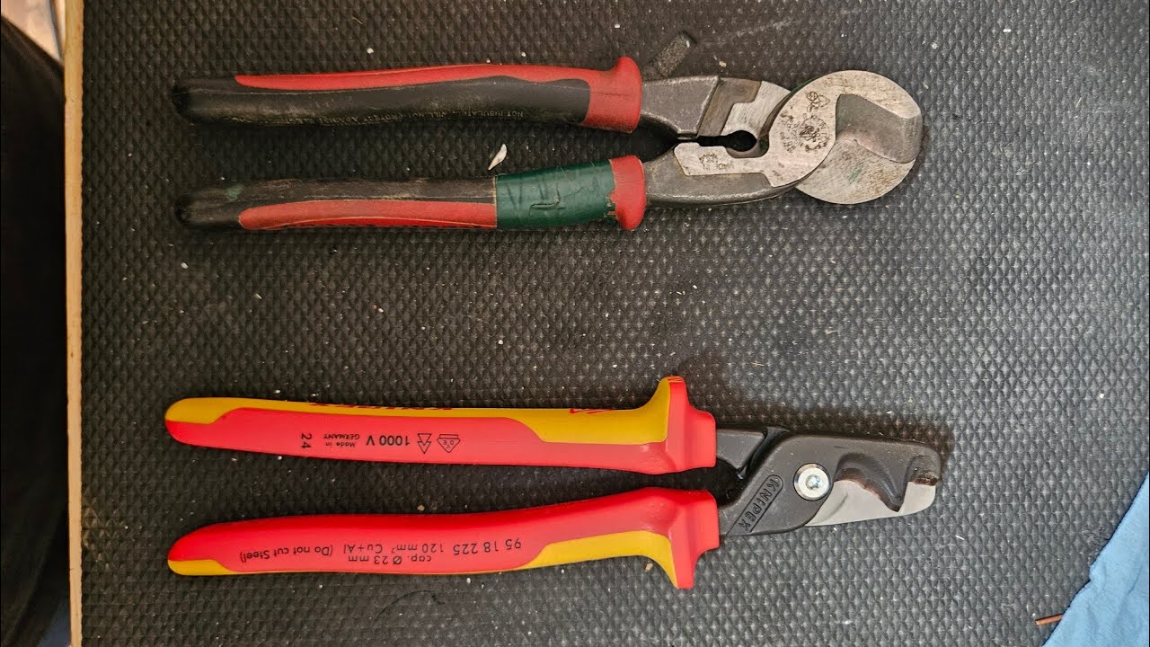 Klein Cable Cutters vs Knipex Stepcut XL