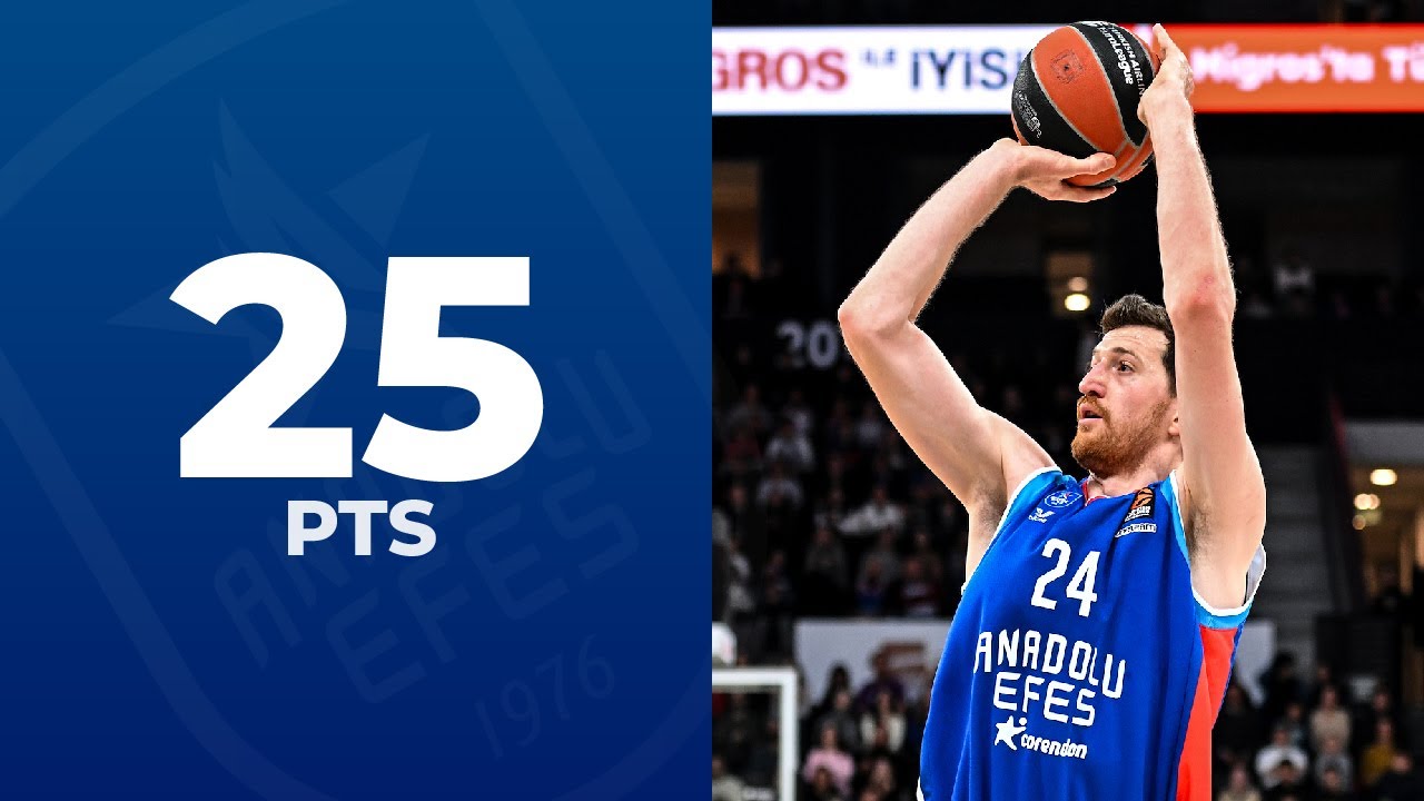 Ercan Osmani'den Kariyer Gecesi🔥 25 Sayı 6 Rib 4 Ast vs. Partizan | 20.12.2024