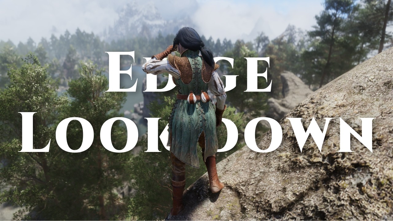 SKYRIM MOD - Edge Lookdown