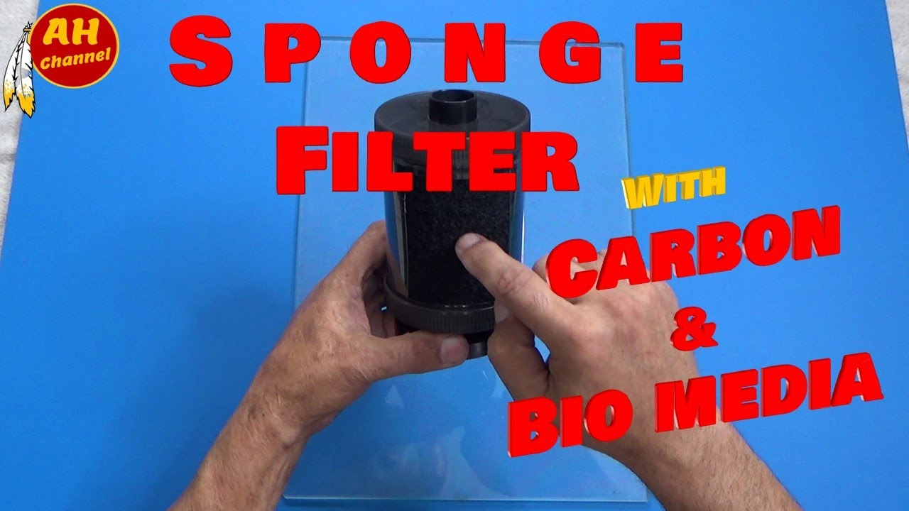 How To DIY Sponge Filter + Carbon + Bio Media