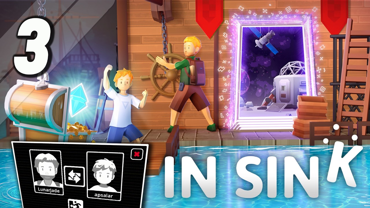 Cori and Heather playing In Sink! - Ep3 || LunarJade Streams
