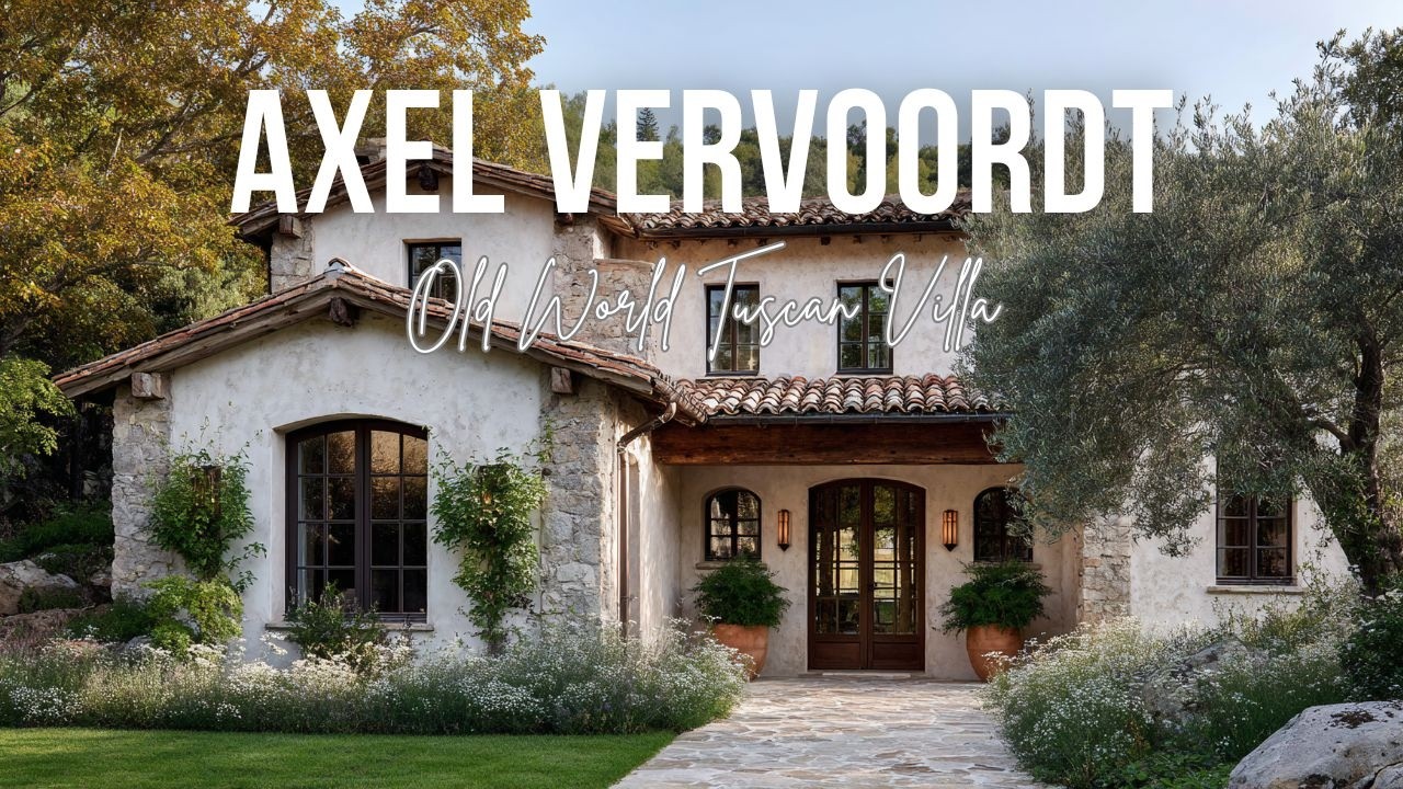 Old World Tuscan Villa Spring inspired by Axel Vervoordt natural timeless calm