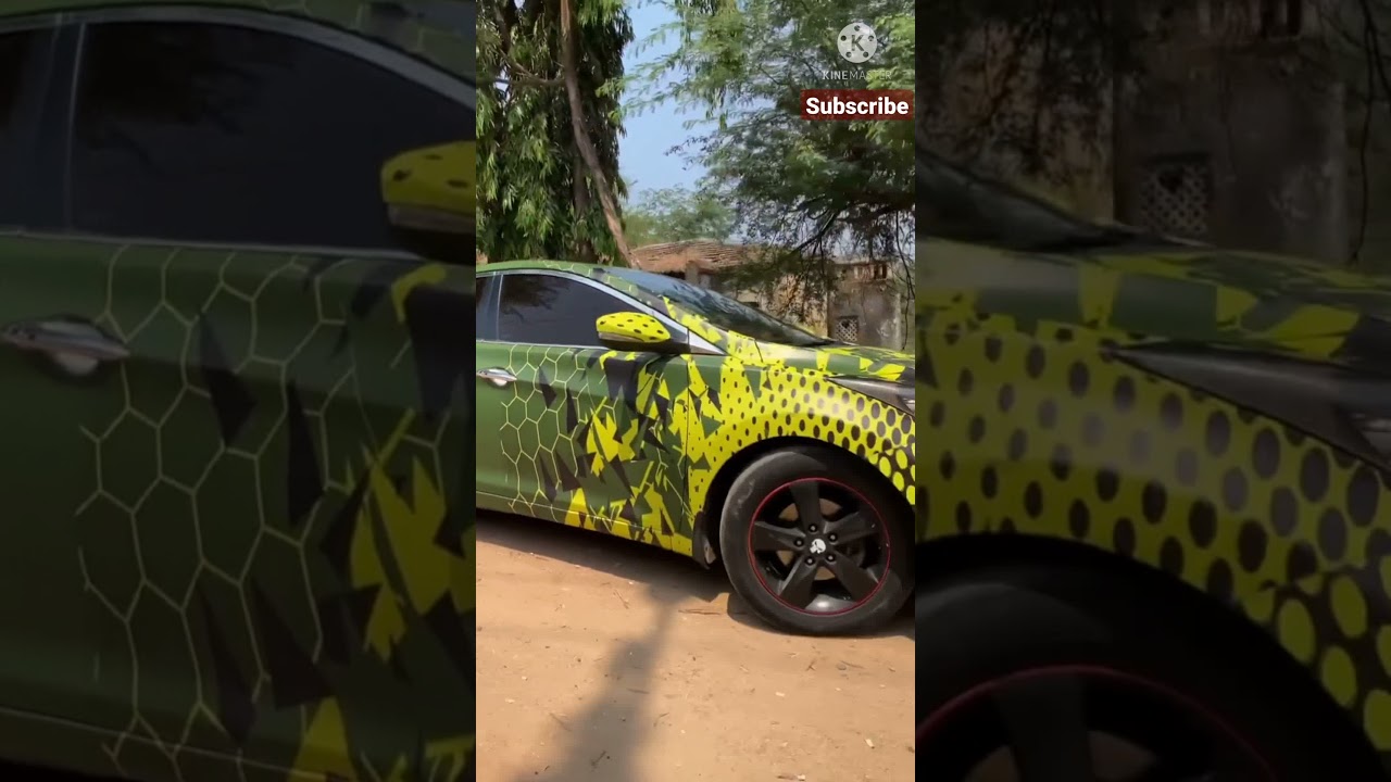 Hyundai Elantra With Green Monster Look Sick|modified cars|
