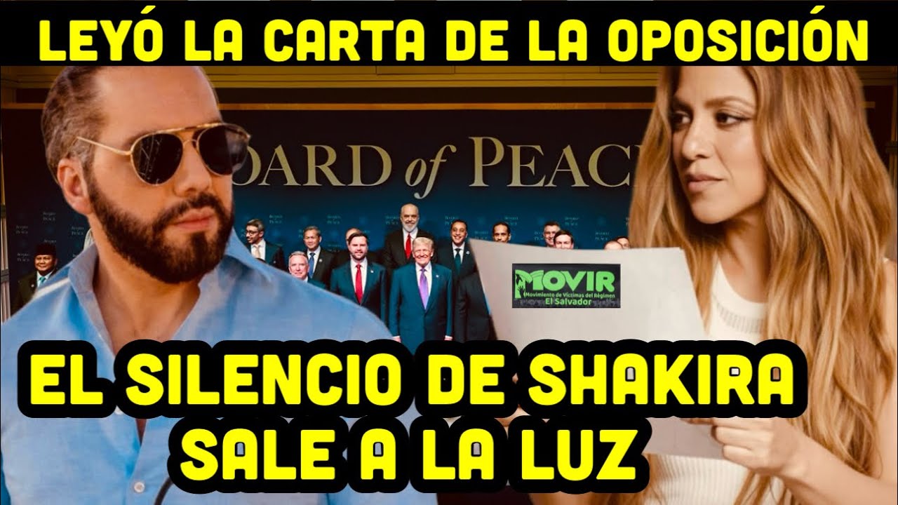 BOMBAZO EL SILENCIO DE SHAKIRA CON BUKELE SALE A LA LUZ