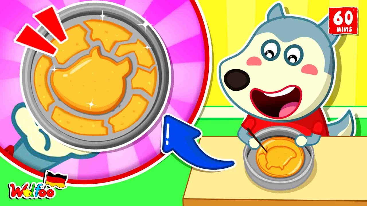 Wolfoo Geschichte 🐺 Honigwaben-Challenge! 🍯 Wer löst es am schlausten? - Videos für Kinder