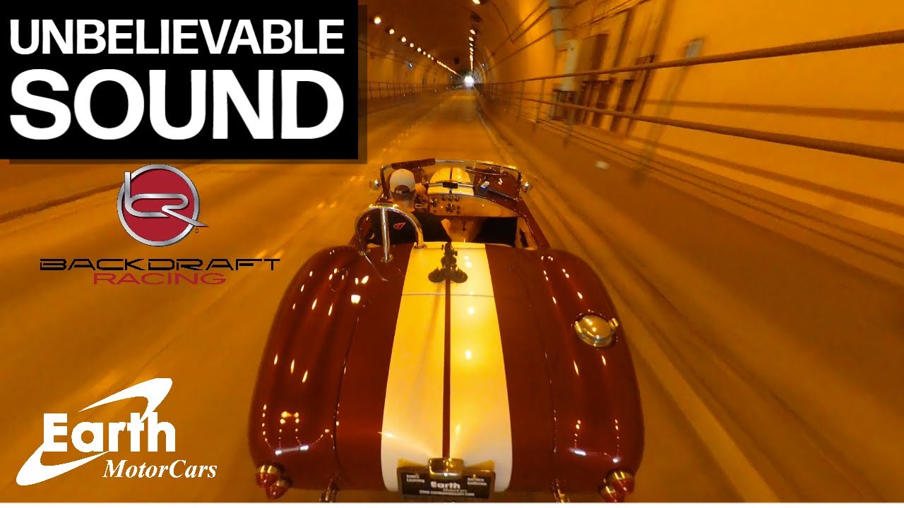 POV - Blasting a tunnel in our RT4 Backdraft Cobra | Iconic 427 V8 w TREMEC T5