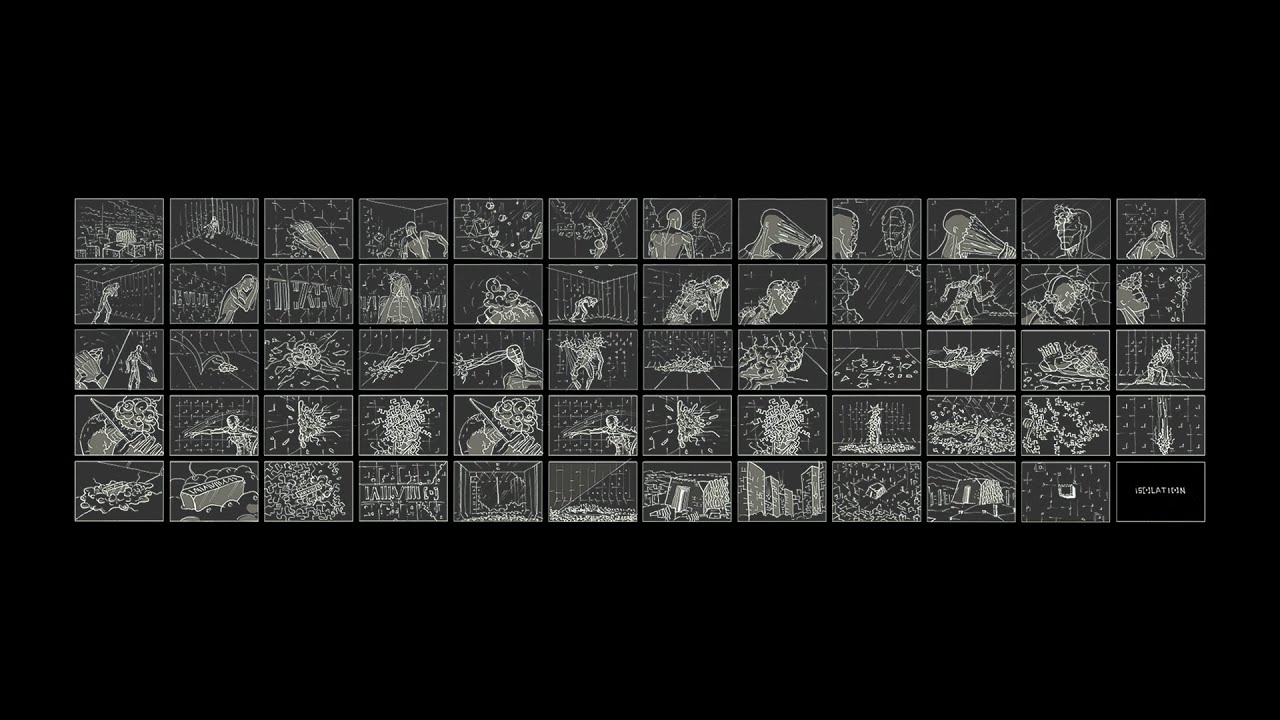 StoryBoard of short film ISOLATION