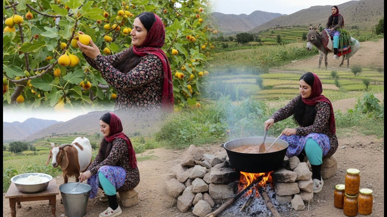 Village Life In Iran Mountains Far From Civilization | Storing Like Villagers