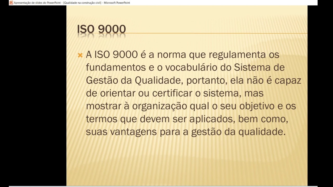 Gestão da Qualidade e ISO 9000