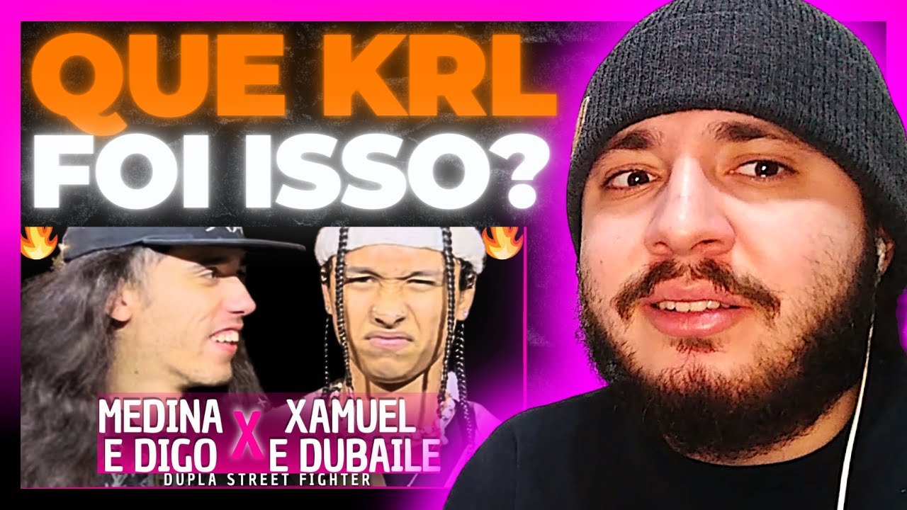 (HOMOFOBIA??? 😱🔥) MEDINA E DIGO X XAMUEL E DUBAILE | 1ª FASE | 95° | Linear Ofc | REACT BAUEB