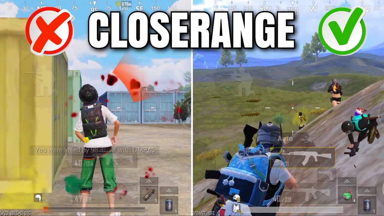 TOP 5 TIPS & TRICKS MOVEMENTS FOR IMPROVE CLOSE RANGE BATTLE🔥 | PUBG Mobile