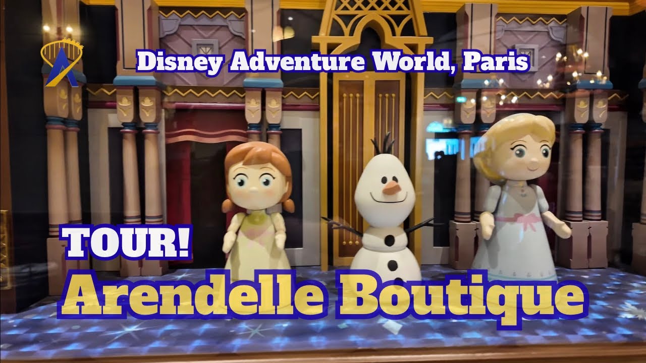 Arendelle Boutique Tour - The World of Frozen at Disney Adventure World, Paris