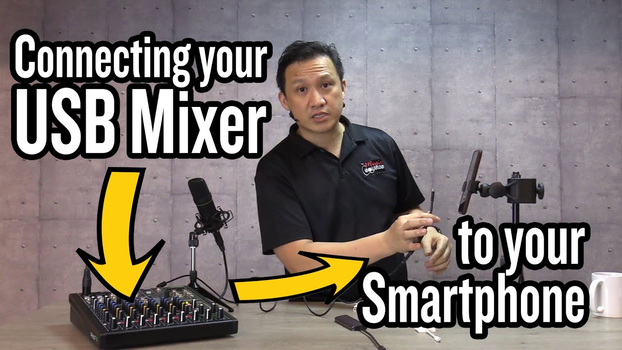 How to Connect your USB Mixer to your Smartphone?