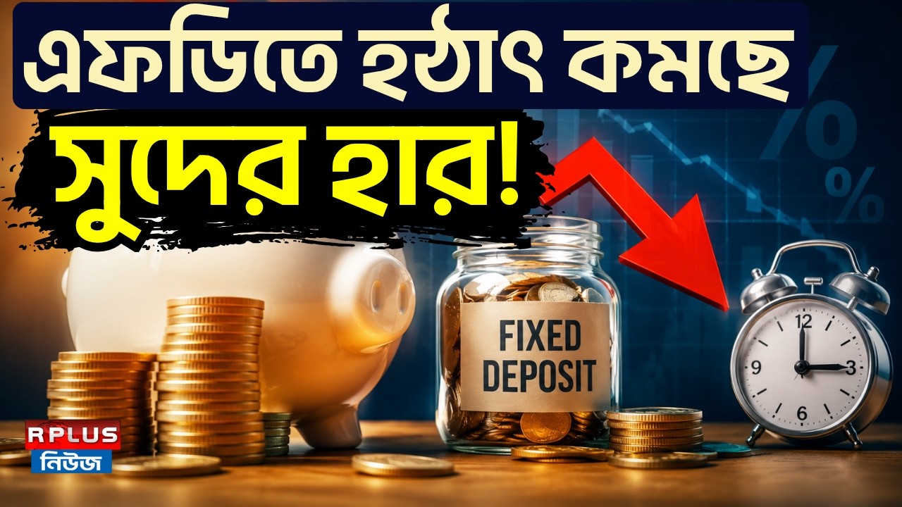 এফডিতে হঠাৎ কমছে সুদের হার ! | Fixed Deposit | FD Interest Rate | FD Rates | Bank News | Money Plus