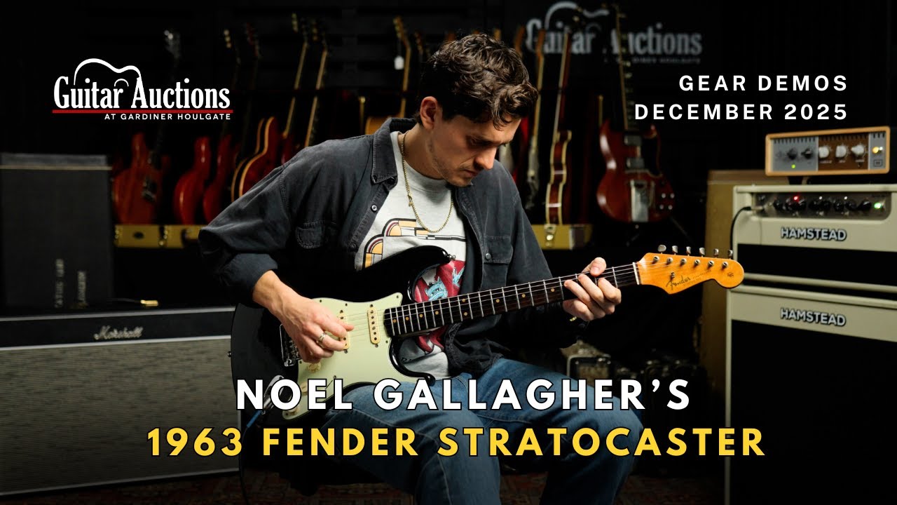 Fender Stratocaster 1963 года Ноэля Галлахера | Декабрь 2025 г. | Гитарные аукционы в GH