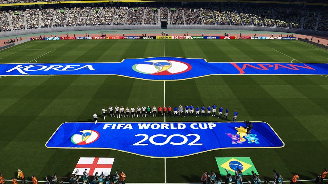 England vs Brazil | Quarter Finals #WorldCup 2002 | PES 2021 PC