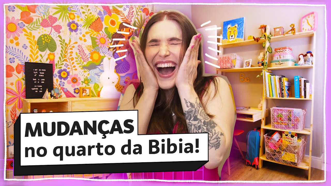 TOUR pelo quarto novo da Bibia! | Lu Ferreira | Chata de Galocha