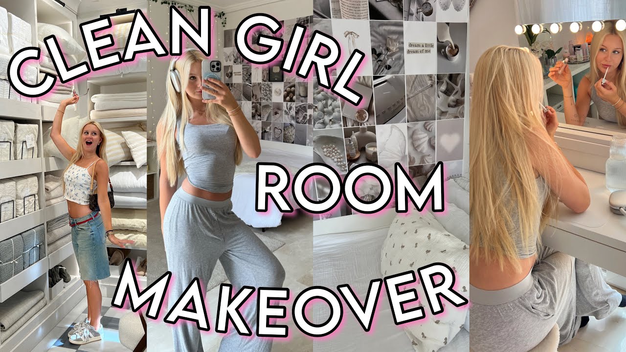 CLEAN GIRL ROOM MAKEOVER | MaVie Noelle