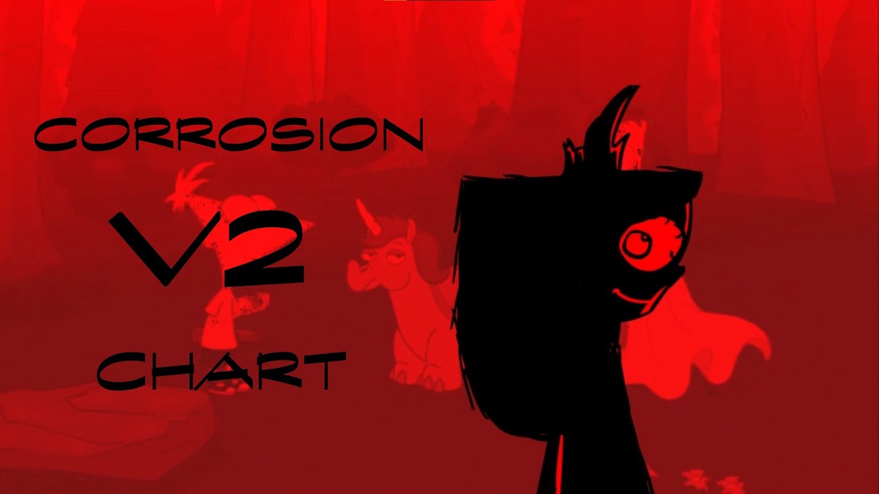 Corrosion V2 Chart - FNF Corrosion (Aethos/Lyrics) (PLAYABLE)