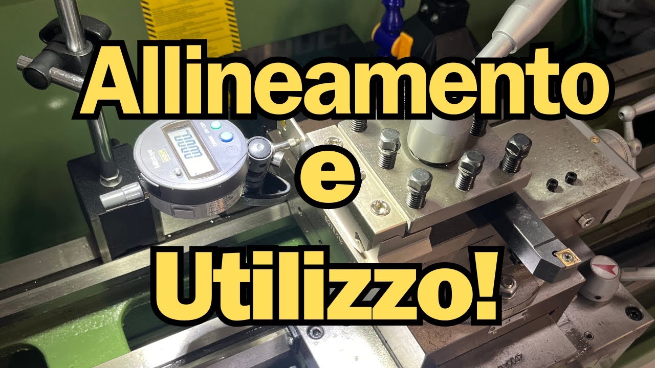 Come ALLINEARE e UTILIZZARE nel modo CORRETTO utensile TRONCATORE per TORNIO