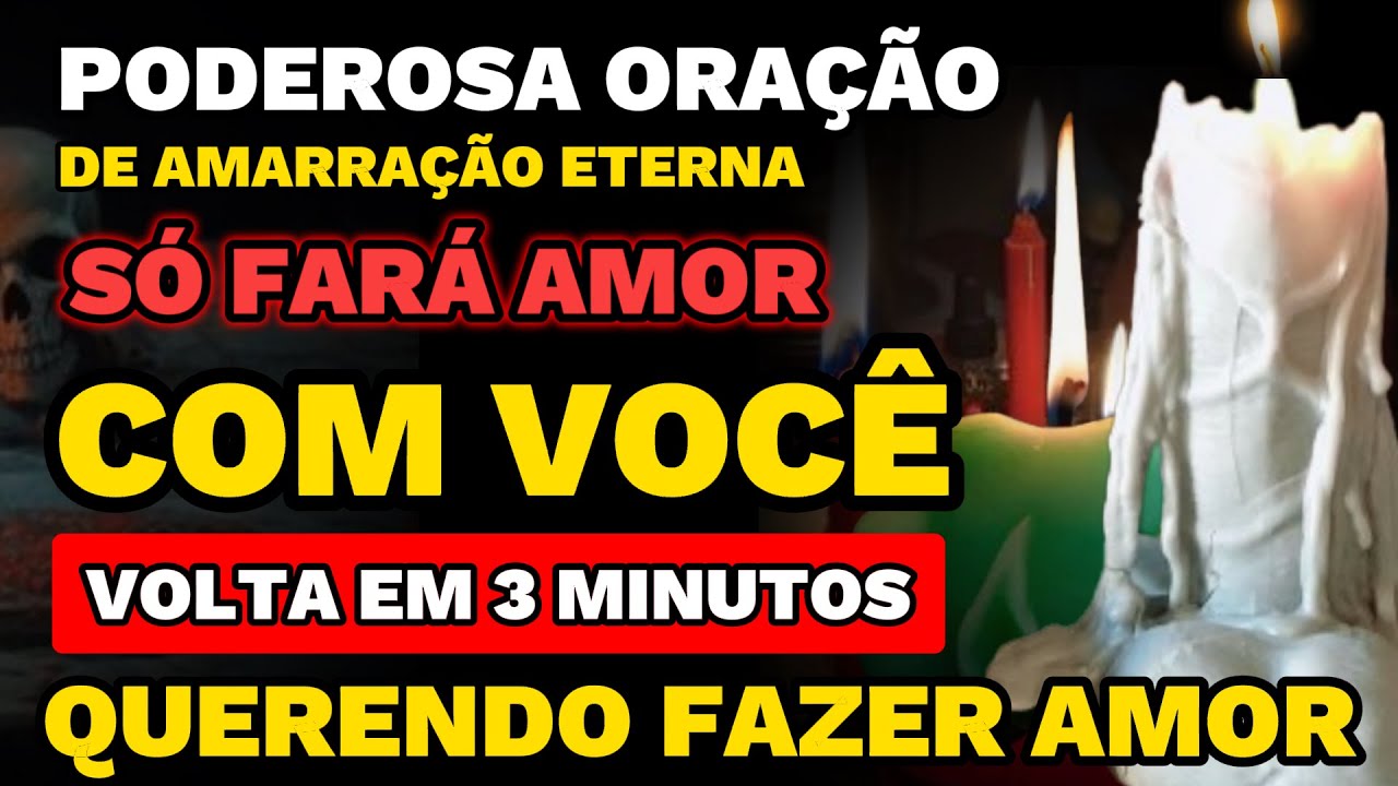 INFALÍVEL ORAÇÃO PARA AMARRAR DE VEZ A PESSOA AMADA NA MINHA VIDA AINDA HOJE. MUITO FORTE E PODEROSA