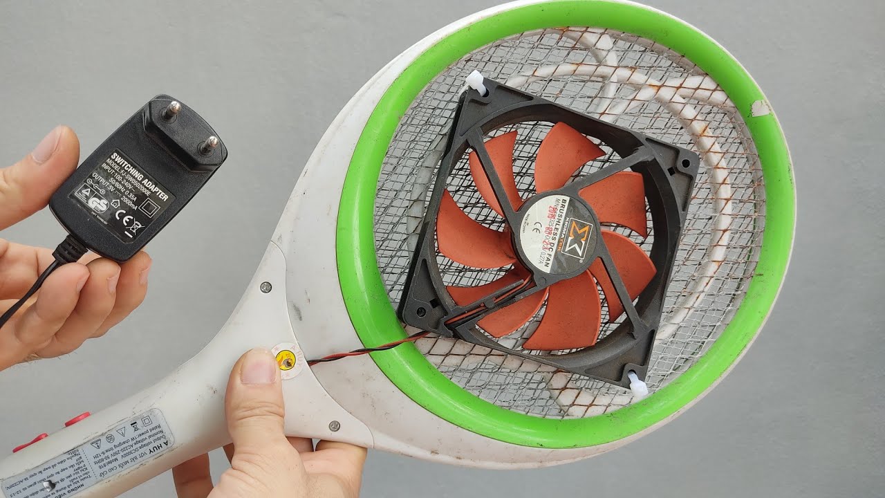 vợt muỗi hỏng đừng vứt đi làm cái này sẽ có ích gấp 1000 lần
