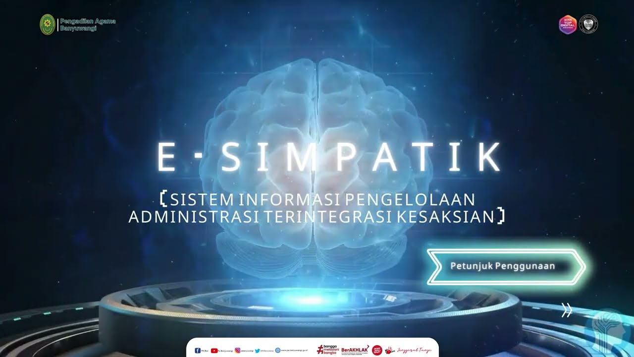 Tutorial penggunaan E-SIMPATIK  - PA Banyuwangi
