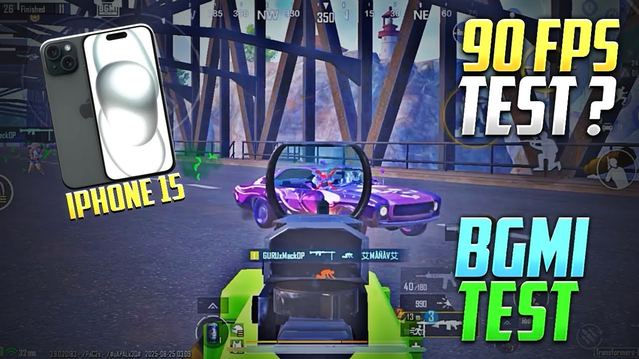 🔥iPhone 15 BGMI 3.9 Update Test | iPhone 15 Worth in 2025 | iPhone 15 Gaming Review & GamePlay!