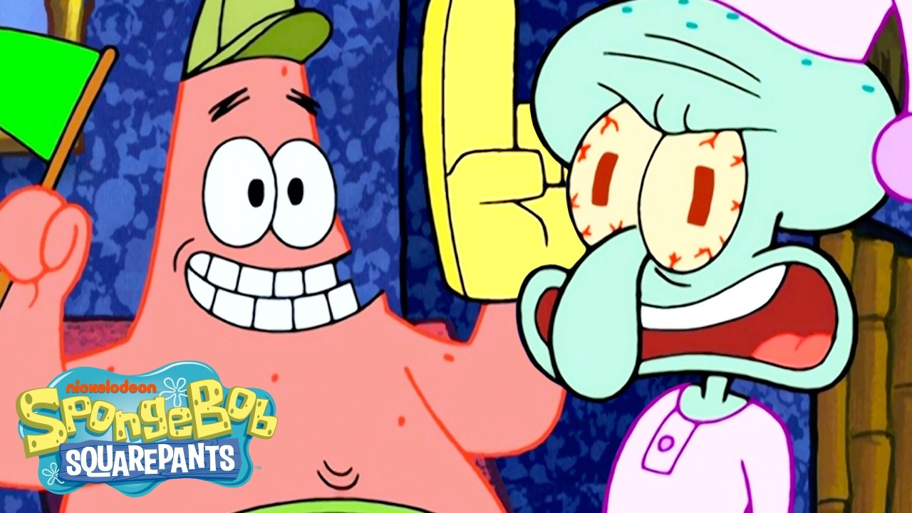 Patrick Annoys Squidward for an Hour Straight! ⭐️ (Part 2) | SpongeBob