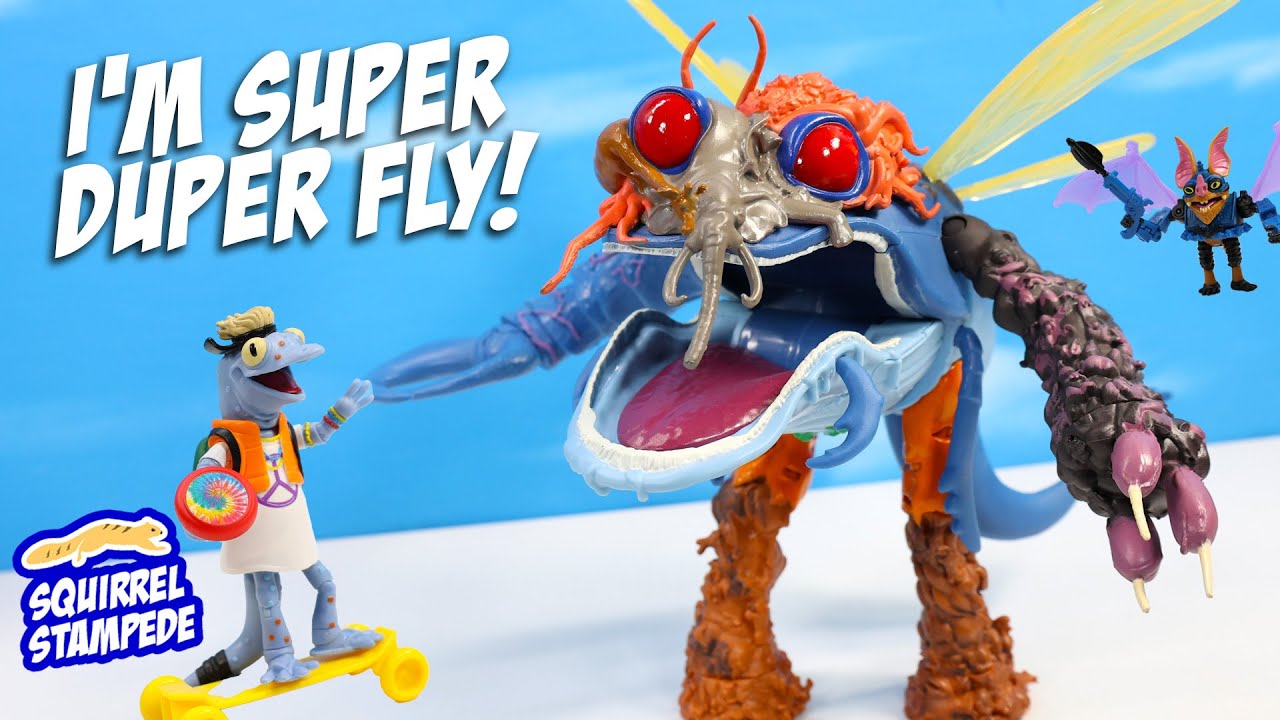 Обзор фигурок Mutant Mayhem Ninja Turtles Super Duper Fly & Wave 2 Mondo Gecko Wingnut