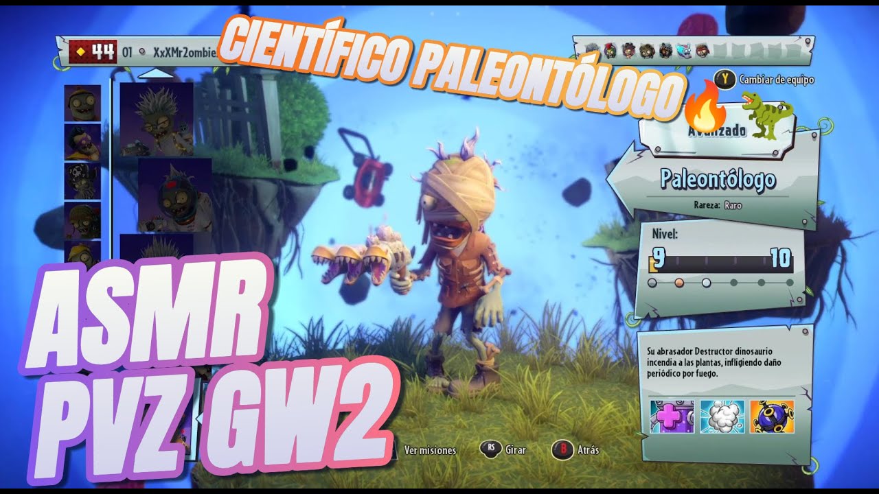 ASMR PvZ Garden Warfare 2 🎮 Científico Paleontólogo con Susurros Relajantes 🔥🦖